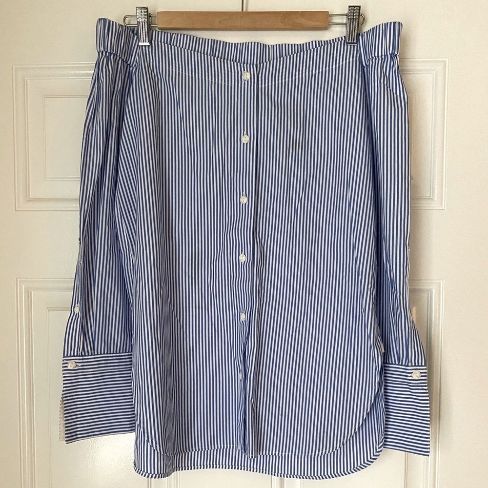 Rag & Bone - Off the shoulder stripped blouse